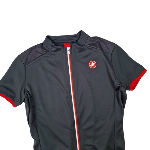 Castelli Womens Cycling Jersey Size Medium Black Full Zip Short Sleeve - Picture 5 of 11