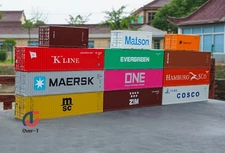 1: 50 International Shipping Container Model Shipping Logistics 20 40'GP Alloy