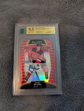 2019-20 UD Allure Autographs Jack Hughes Rookie Auto Double grade 9.5