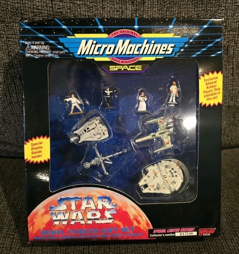 Star Wars Micro Machines Space Rebel Forces Gift Set LE Galoob 65836 Box Vtg 94