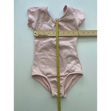 Natalie Dancewear Pink Leotard Kids IC Ballet Dance Cross Back
