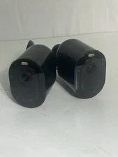 Arlo VMC 3030 Wire Free 1st Gen Working Used Lot Of 2 Black