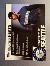 Ken Griffey Jr. - 2019 Topps Franchise Feats, Mariners