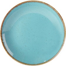 1 Porcelite Seasons Sea Spray Blue Green Coupe Plate 24cm/9.5"