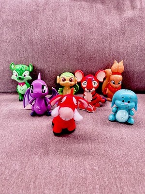 Neopets Voice Activated Interactive Talking Toys Lot Of 6 Bonus Plush 2004