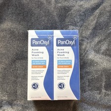 2pk PanOxyl Acne Foaming Wash Benzoyl Peroxide, 10 