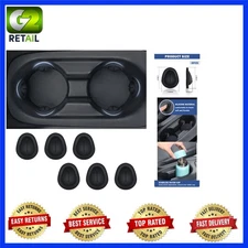 6PCS Silicone Car Coasters for Stability and Style - Fits Most Vehicles