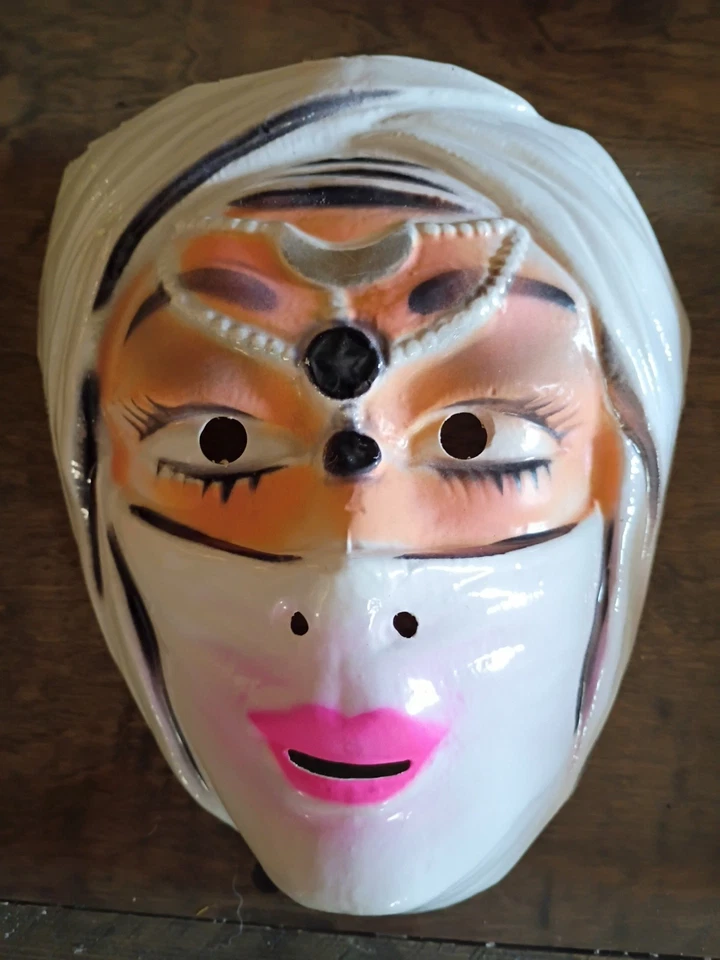 Lote Máscara Halloween Vintage Foto 3 de 4