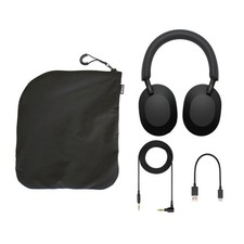 Sony WH1000XM5/SA Wireless Noise-Cancelling Headphones - Black, with Soft Case