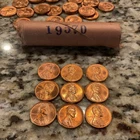 9 nine Lincoln Wheat Small Cent 1957-D Copper RD BU from obw roll Denver US Coin