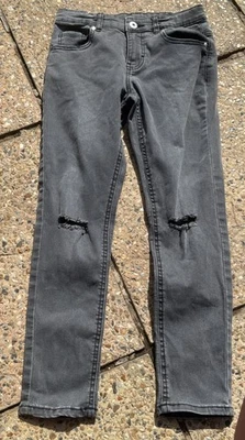BNWOT Girls Ripped Skinny Stretch  adjustable waist Jeans Age 10-11 Years  - Image 1 of 4