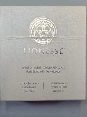 Lionesse White Pearl Cleansing Kit Milk Cleanser & Skin Toner 60ml Niacinamide