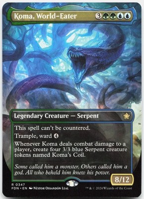 Koma, World-Eater (Borderless) R Foundations 347 NM