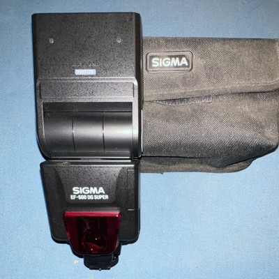 Sigma EF-500 DG SUPER Shoe Mount Flash LCD Display E-TTL II for DSLR/Film Camera
