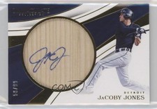 2017 Panini Immaculate Immaculate Bats 50/99 JaCoby Jones #IB-JJ Auto 0b2