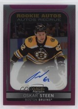 2021-22 O-Pee-Chee Platinum Rookie Auto Matte Pink Oskar Steen #R-OS Auto g1m
