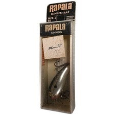 Rapala Mini Fat Rap 3 MFR03 Finland Vintage Crankbait 1/8oz - SD Shad NEW