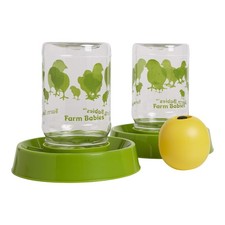   Baby Chick Feeder or Waterer - Made in USA Pack of 2 w/Ball 