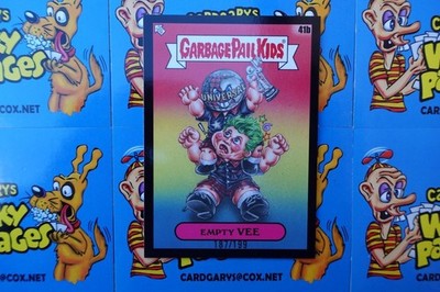 GARBAGE PAIL KIDS GPK x GREEN DAY BLACK NUMBERED CARD 41b EMPTY VEE 187/199