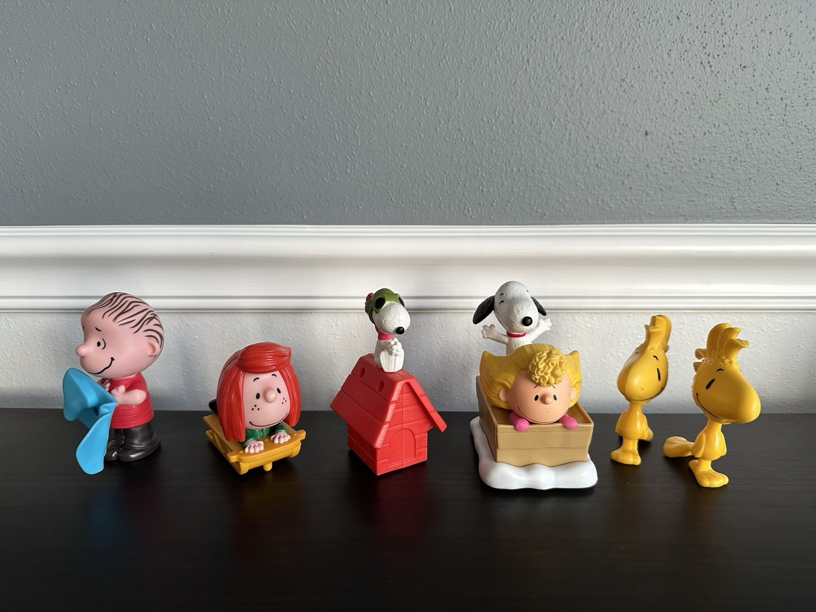 McDonalds Happy Meal The Peanuts Movie 2015 Lot of 6 Toys Charlie Brown Snoopy