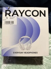 Raycon Everyday Wireless Bluetooth Headphones RBH820-ROS White/Rose Gold. NEW