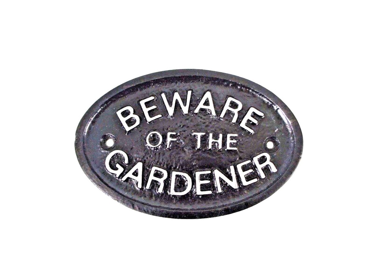 Targa Insegna Angolare Bullsh*t In Ghisa Porta Parete Casa - Foto 6