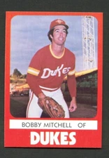 1980 TCMA Albuquerque DUKES #20 BOBBY MITCHELL Chatsworth CALIFORNIA Northridge