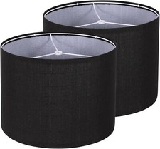 Drum Lampshade Set of 2 Lamp Shades for Table Lamps Floor Lamp 13" Top X 13" ...