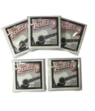 John Pearse Guitar Strings 5 Sets Acoustic 310NM Medium Bronze