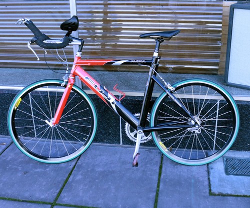 Fuji Aloha TT Triathalon Racing Bike, Bicycle, Black & Red Aero, 2002, Small - Picture 2 of 24