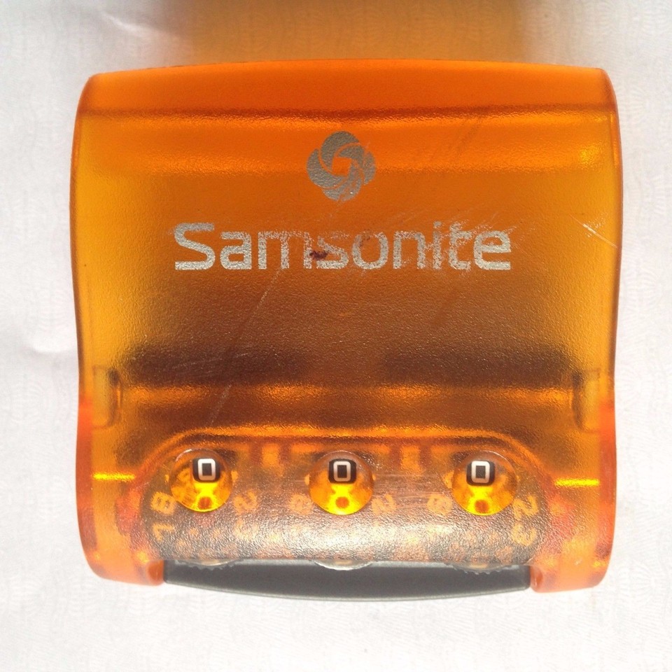 SAMSONITE replacement COMBINATION lock OYSTER epsilon SUITCASE spare