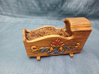 Vintage Inarco Planter Baby Cradle E3009 