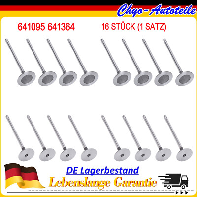 Ventilsatz Einlass-/Auslassventil Für OPEL VAUXHALL CHEVROLET 1,4 1,2 641095 Neu