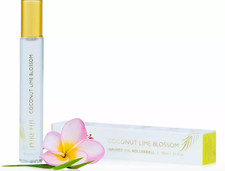 Pure Fiji Coconut Lime Blossom Infused Oil Rollerball 0.33 oz Sealed