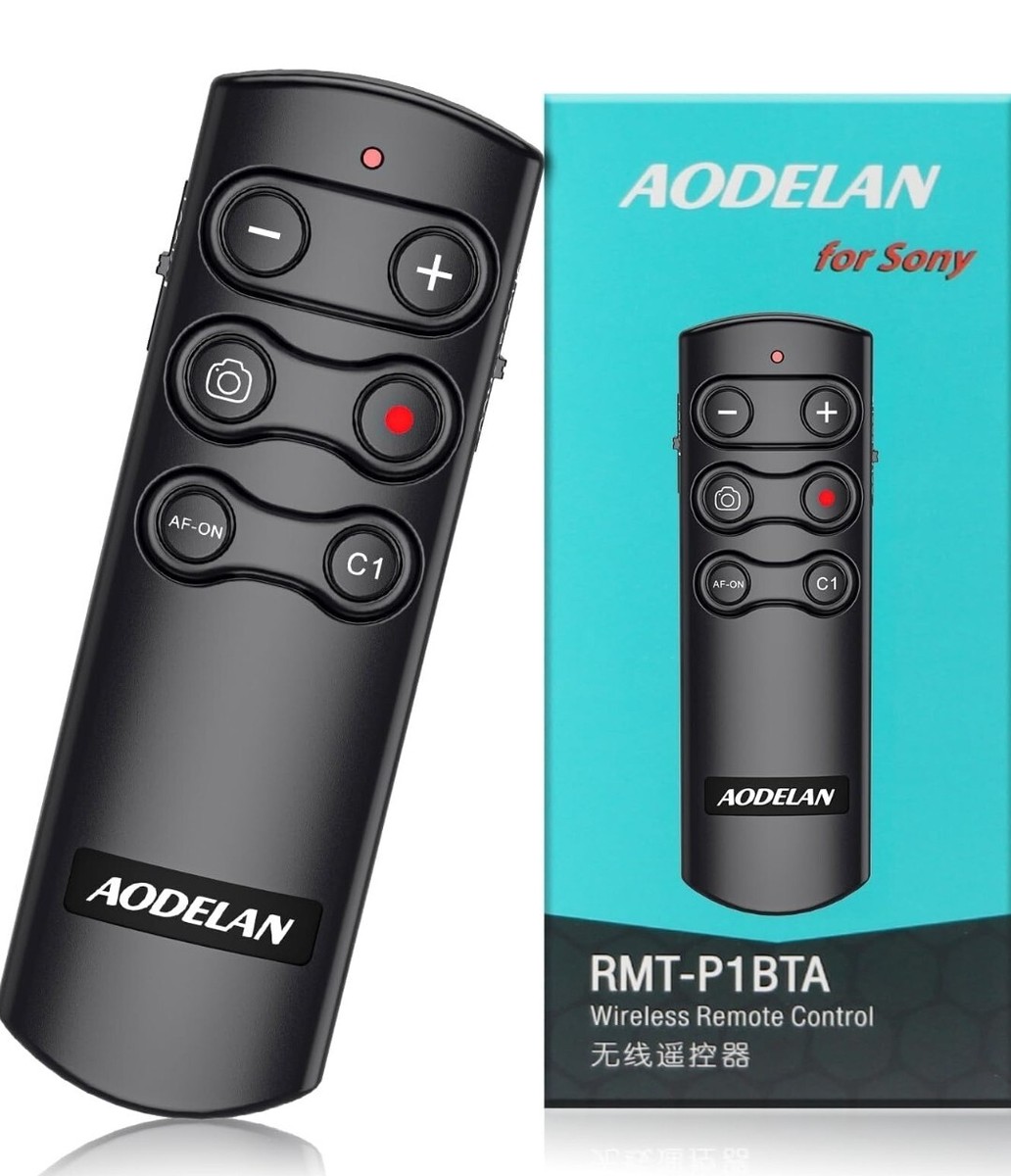 AODELAN RMT-P1BTA Wireless Remote Control for Sony ZV-E10 A7IV
