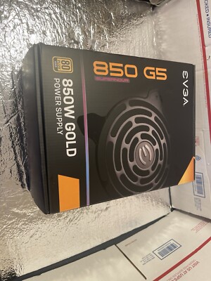 -NEW- EVGA 220-G5-0850-X1 Super Nova 850 G5, 80 Plus Gold 850W Power Supply