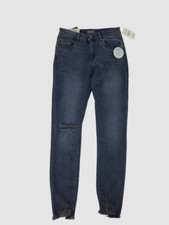  69 DL1961 Girls Blue Distressed Skinny Ankle Length Jeans Denim Pants Size 14
