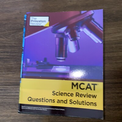 MCAT Science Review Questions And Solutions Book Edition 2016