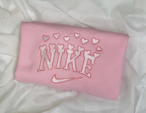 Custom Nike Hearts Fashion Embroidered 