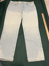 Madewell Women  s The Perfect Vintage Jeans Blue Straight Leg Mid Rise Size 30