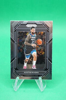 (2 Cards) 2022-23 Prizm Base #57 Austin Rivers Minnesota Timberwolves CS5