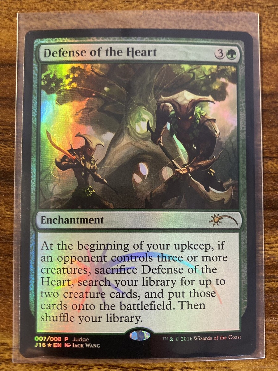 MTG✨Judge Promo DEFENSE OF THE HEART FOIL✨MINT RARE Sac/Fetch