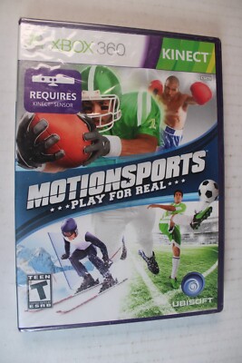 Motionsports Play For Real (Microsoft Xbox 360, 2010) New Factory Sealed
