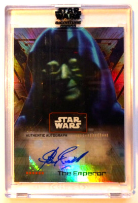 TCS 2387 Topps Star Wars SIgnature Series 2022 The Emperor Autograph Lim. 2/10