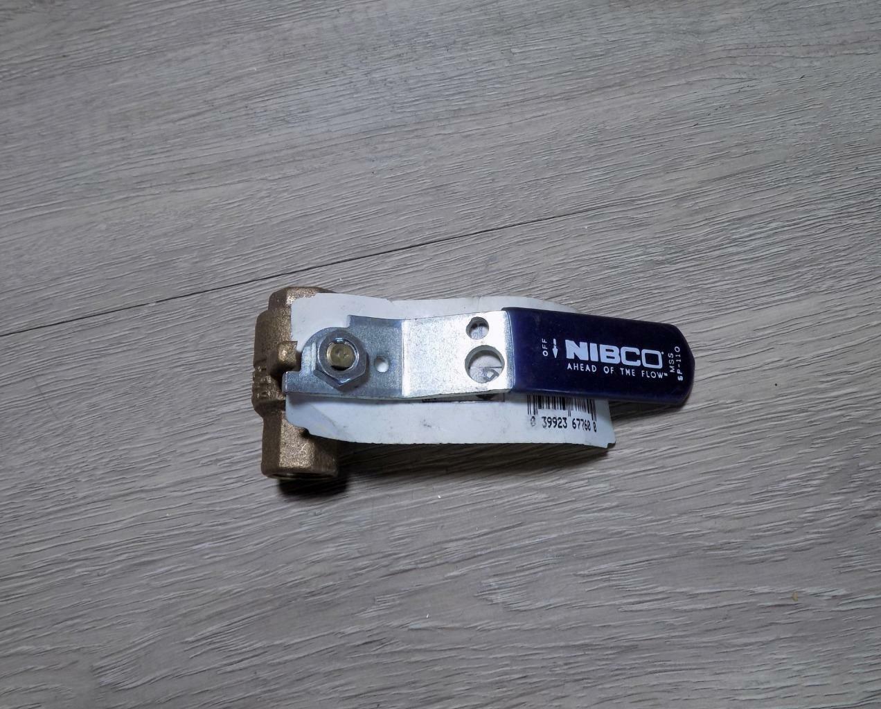 Nibco T-585-70 3/8" Bronze Threaded Ball Valve