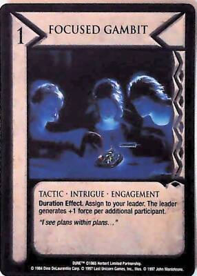 Dune CCG Focused Gambit - Eye of the Storm