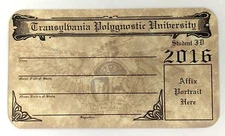 Girl Genius Promo Transylvania​ ID Card / Check List COMIC CON SWAG PROMO Book