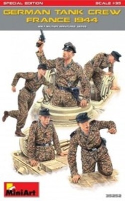 1:35 Miniart German Tank Crew France 44 Spec.Ed. Bausatz Modell MIN35252
