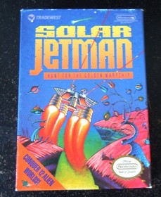 CIB Solar Jetman Hunt for the Golden Warpship Nintendo Entertainment NES 1990