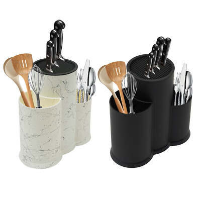 3-in-1Messerhalter Große Kapazität Universal-Messerblock Messer-Utensilien-Halte